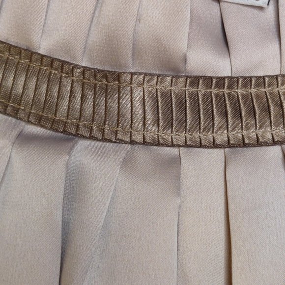 Axara Paris Champagne Babydoll Dress-Women Size 8 - Picture 5 of 6